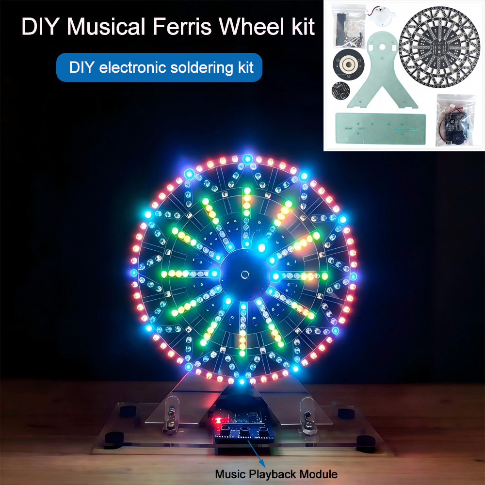 Diy Electronics Project Kit - Diy elektronik kitleri LED Işıklı Müzikli