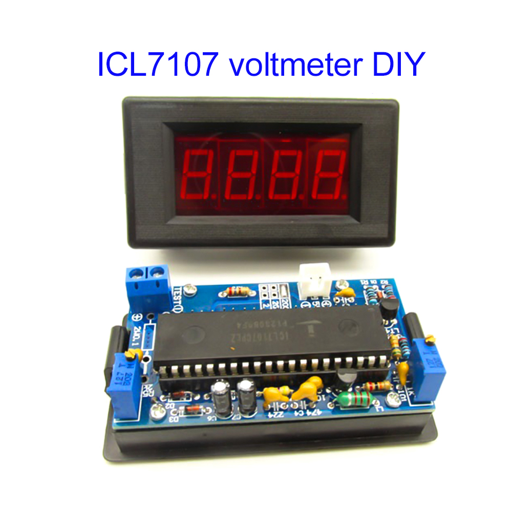 ICL7107 Voltmetre DIY Kiti Par - Diy Electronics Learning Kit incelemesi ve fiyatı