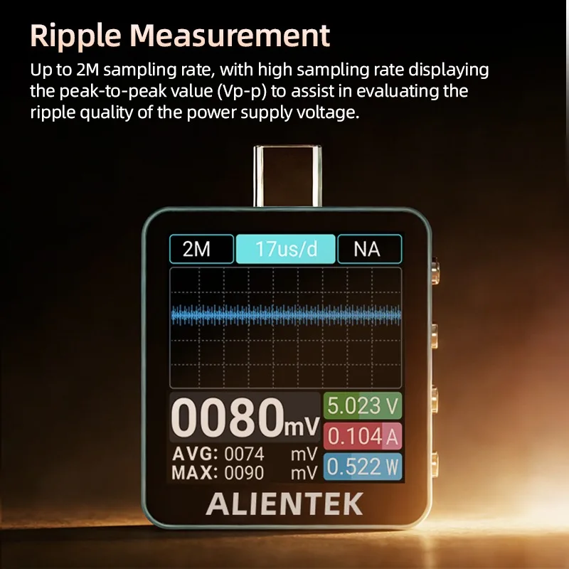 ALIENTEK C2 Renkli Ekranlı Tes - Logic Analyzer Usb incelemesi ve fiyatı